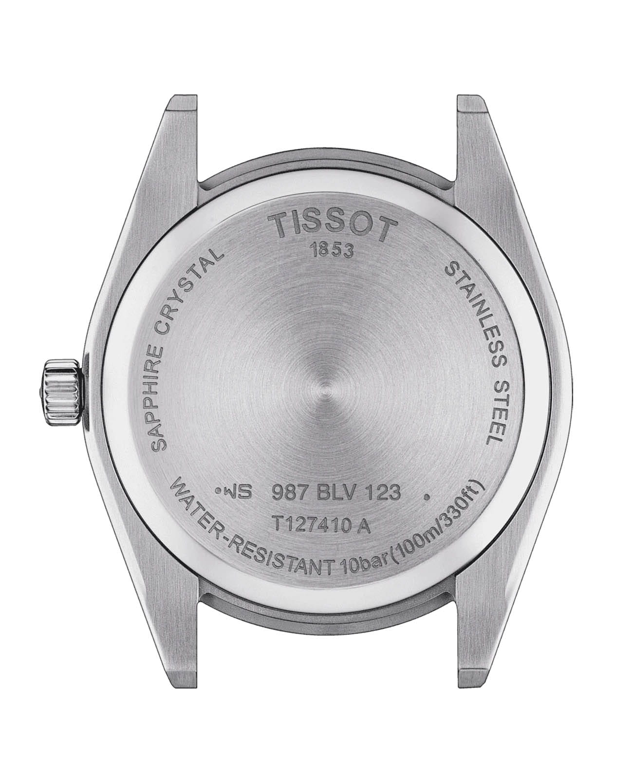 Оригинальные часы Tissot Tissot Gentleman T127.410.16.041.01 кварцевые калибр механизма eta f06.115 общий вид